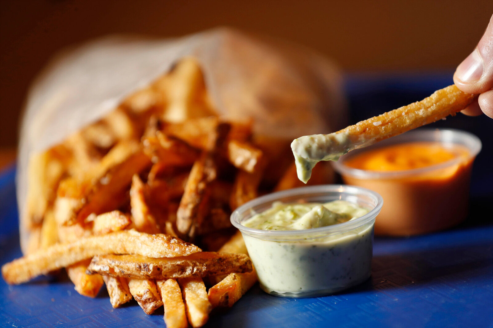 Frank Gourmand Hot Dog Frietjes en Dip